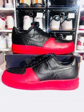 Nike Air Force 1 Low shoes in the "Jordan 12 Flu Game"  318274-001. Original box